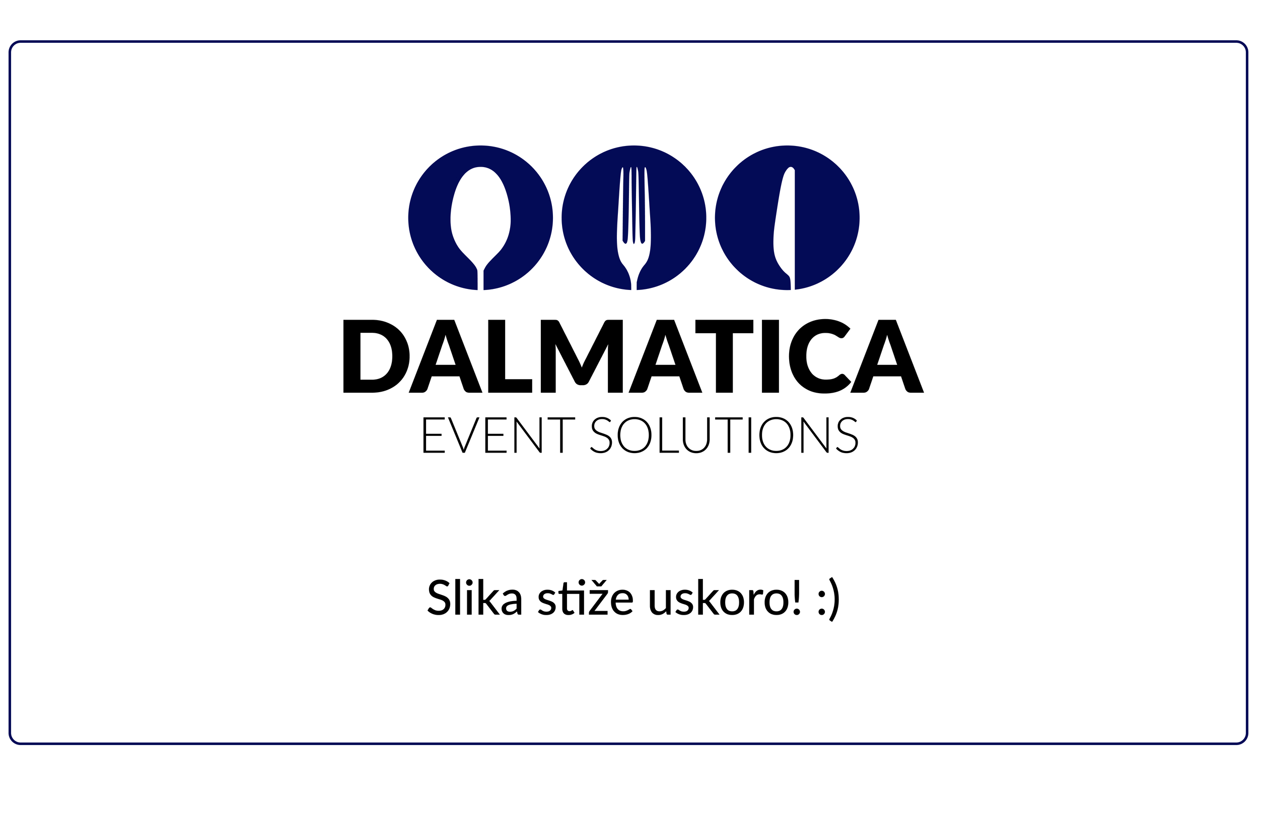 Okrugli sklopivi stol Φ200 cm za 12 osoba